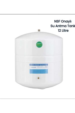TANK LİFE 3.2 Galon 12 litre NSF Onaylı Metal Su Arıtma Tankı