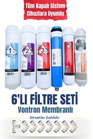 6'lı filtre Seti