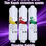 SU ARITMA KAPALI KASA 3'LÜ ÖN FİLTRE SETİ